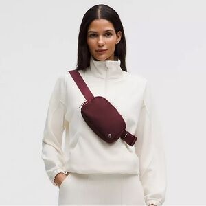 Lululemon Burgundy Everywhere Belt Bag